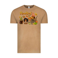 Vintage Camel Thankful afro gnome Vintage Tee - NancyCooperArtShop