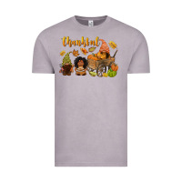 Vintage Zinc Thankful afro gnome Vintage Tee - NancyCooperArtShop