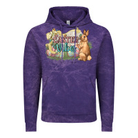 Cloud Purple Easter vibes Easter Day Vintage Hoodie - HowdyJamesFarm