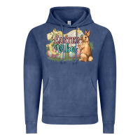 Vintage Denim Easter vibes Easter Day Vintage Hoodie - HowdyJamesFarm