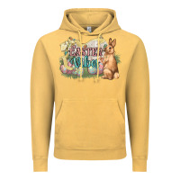 Vintage Mustard Easter vibes Easter Day Vintage Hoodie - HowdyJamesFarm