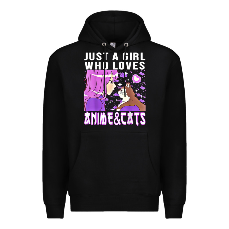 Anime Cat Anime Stuff Premium Hoodie by lanVoArt | Teevron