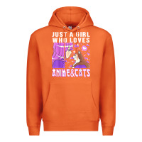 Carrot anime cat anime stuff Premium Hoodie - lanVoArt