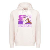 Pale Pink anime cat anime stuff Premium Hoodie - lanVoArt