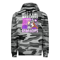 Slate Camo anime cat anime stuff Premium Hoodie - lanVoArt