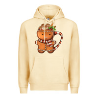 Pina Colada Gingerbread Cookie Man Hot Cocoa Coffee Premium Hoodie - FaDigitalArtStudio