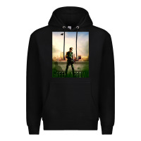 Black green arrow Premium Hoodie - lanVoArt