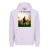 Lilac green arrow Premium Hoodie - lanVoArt