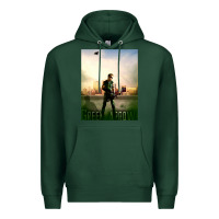 Sports Green green arrow Premium Hoodie - lanVoArt