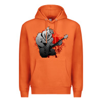 Carrot Guitar Player Gift Guitarist Guitar Premium Hoodie - lanVoArt