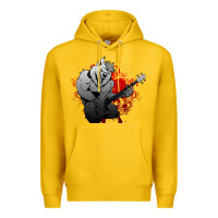 Lemon Guitar Player Gift Guitarist Guitar Premium Hoodie - lanVoArt