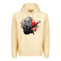 Pina Colada Guitar Player Gift Guitarist Guitar Premium Hoodie - lanVoArt