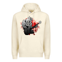 Sandshell Guitar Player Gift Guitarist Guitar Premium Hoodie - lanVoArt