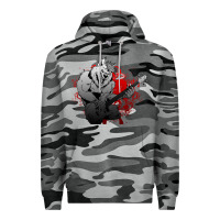 Slate Camo Guitar Player Gift Guitarist Guitar Premium Hoodie - lanVoArt