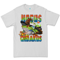 Dove Grey Hocus Croakus Halloween Frog Premium Tee - LillyAllenDesigns