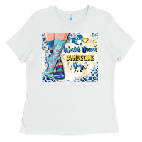 White world down syndrome day Ladies Tee - Artiststas