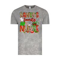 Cloud Rock santa's favorite nurse Vintage Tee - texasbilliewilder