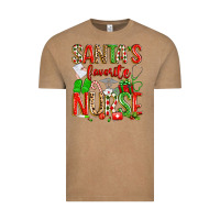 Vintage Coffee santa's favorite nurse Vintage Tee - texasbilliewilder