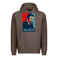 Coffee norm macdonald political poster Premium Hoodie - lanVoArt