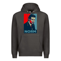 Smoke norm macdonald political poster Premium Hoodie - lanVoArt