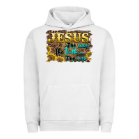 Pigment Lunar Rock jesus the way the truth the life Urban Hoodie - BarkalooDesign