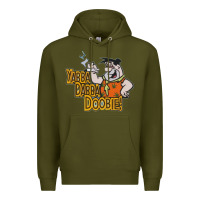 Army Green yabba dabba doobie! Premium Hoodie - lanVoArt