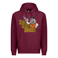 Burgundy yabba dabba doobie! Premium Hoodie - lanVoArt