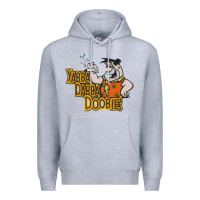 Heather Grey yabba dabba doobie! Premium Hoodie - lanVoArt