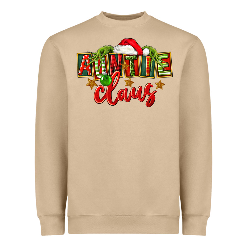 Christmas Auntie Claus Heavyweight Sweatshirt by FaDigitalArtStudio | Teevron