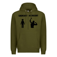 Army Green zyzz sadkunt sickkunt gym bodybuilding motivational aesthetic veni vid Premium Hoodie - lanVoArt