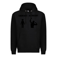 Black zyzz sadkunt sickkunt gym bodybuilding motivational aesthetic veni vid Premium Hoodie - lanVoArt