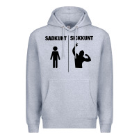 Heather Grey zyzz sadkunt sickkunt gym bodybuilding motivational aesthetic veni vid Premium Hoodie - lanVoArt