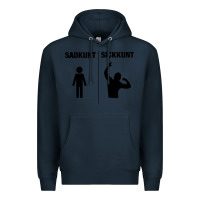 Navy zyzz sadkunt sickkunt gym bodybuilding motivational aesthetic veni vid Premium Hoodie - lanVoArt