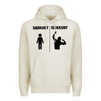 Oatmeal Heather zyzz sadkunt sickkunt gym bodybuilding motivational aesthetic veni vid Premium Hoodie - lanVoArt