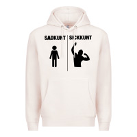 Pale Pink zyzz sadkunt sickkunt gym bodybuilding motivational aesthetic veni vid Premium Hoodie - lanVoArt