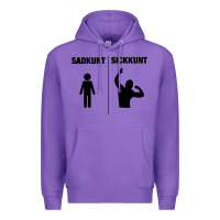 Purple zyzz sadkunt sickkunt gym bodybuilding motivational aesthetic veni vid Premium Hoodie - lanVoArt
