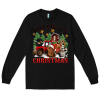 Black holy cow its christmas Long Sleeve Tee - CowGirlArtShop