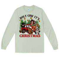 Matcha holy cow its christmas Long Sleeve Tee - CowGirlArtShop