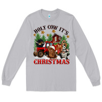 Moon Dust holy cow its christmas Long Sleeve Tee - CowGirlArtShop