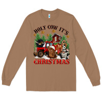 Toasted Coconut holy cow its christmas Long Sleeve Tee - CowGirlArtShop