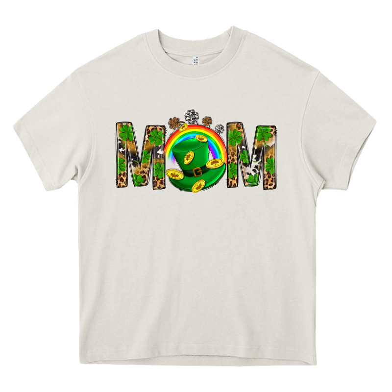 Western Mom With Shamrock Heavy Core Tee by BundleAndBundleShop | Teevron