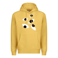 Antique Gold weirdcore staring Premium Hoodie - lanVoArt