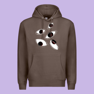 Weirdcore Staring Premium Hoodie Designed By Lanvoart