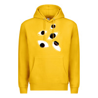 Lemon weirdcore staring Premium Hoodie - lanVoArt