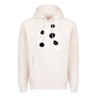 Pale Pink weirdcore staring Premium Hoodie - lanVoArt