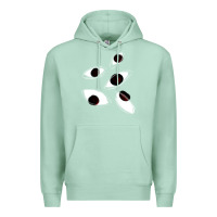 Seafoam weirdcore staring Premium Hoodie - lanVoArt