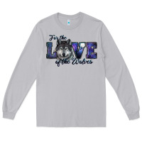 Moon Dust for the love of the wolves Long Sleeve Tee - RanaPortraitStore