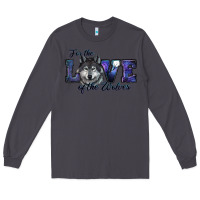 Smoke for the love of the wolves Long Sleeve Tee - RanaPortraitStore