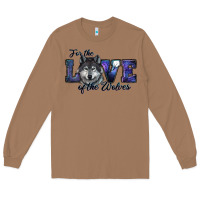 Toasted Coconut for the love of the wolves Long Sleeve Tee - RanaPortraitStore