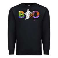 Black Boo Premium Sweatshirt - SublimationCraftShop